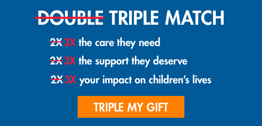 Triple your impact on children's lives