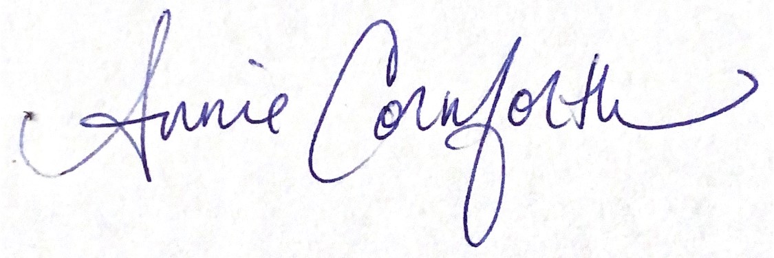 Annie Cornforth Signature