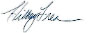 Hillary Freeman signature