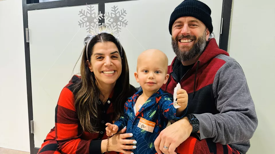 Luca and his parents