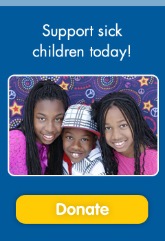 Support sick children - make a donation today.